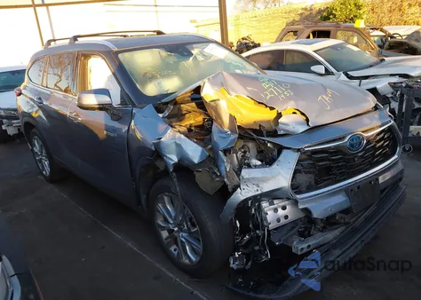 2020 Toyota Highlander Hybrid Limited из США, поврежденный, VIN 5TDYARAH3LS001458